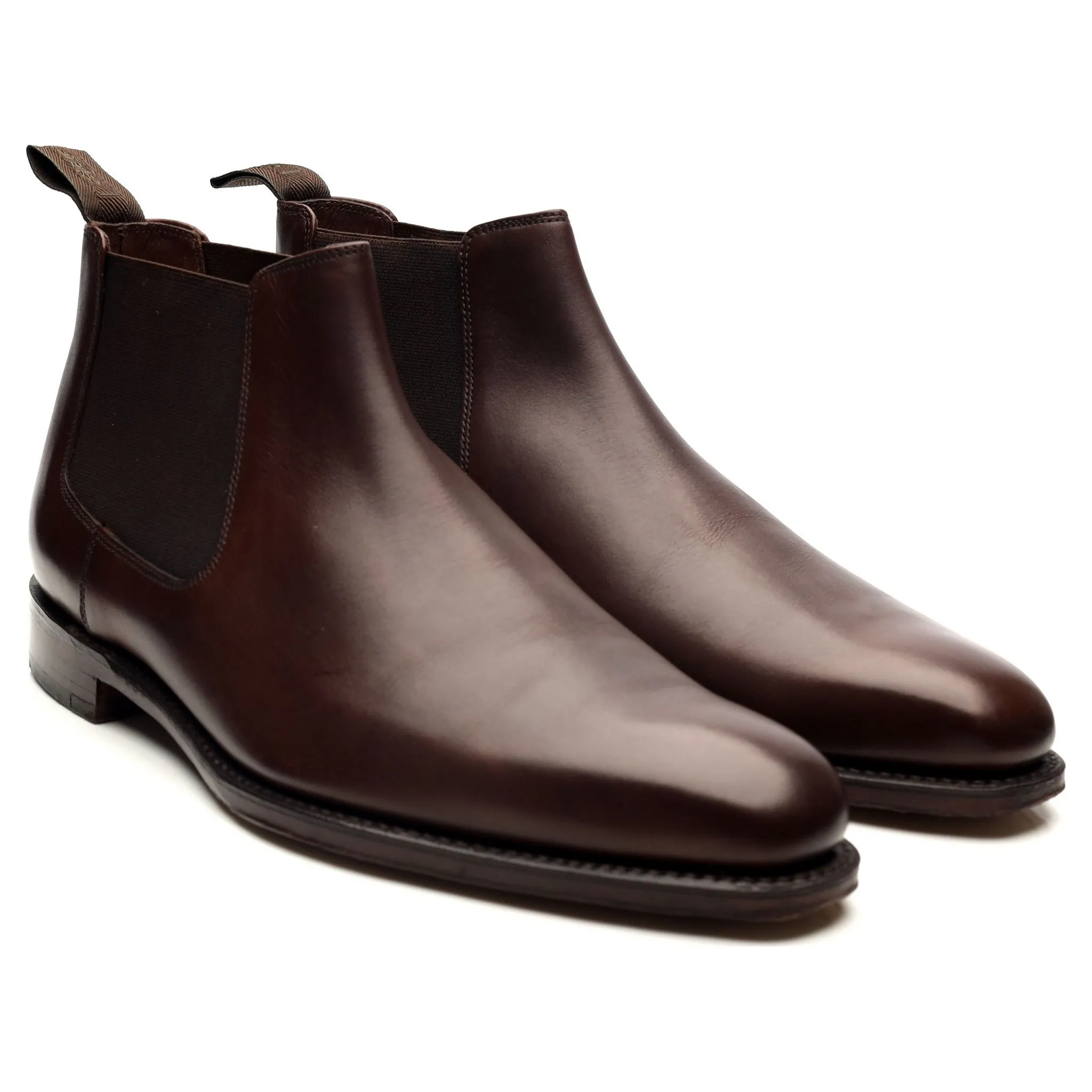 1880 'Nene' Dark Brown Leather Chelsea Boots UK 9 F