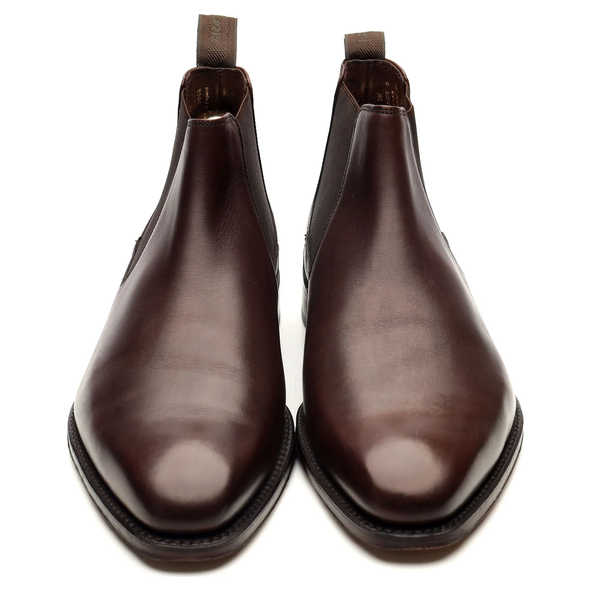 1880 'Nene' Dark Brown Leather Chelsea Boots UK 9 F