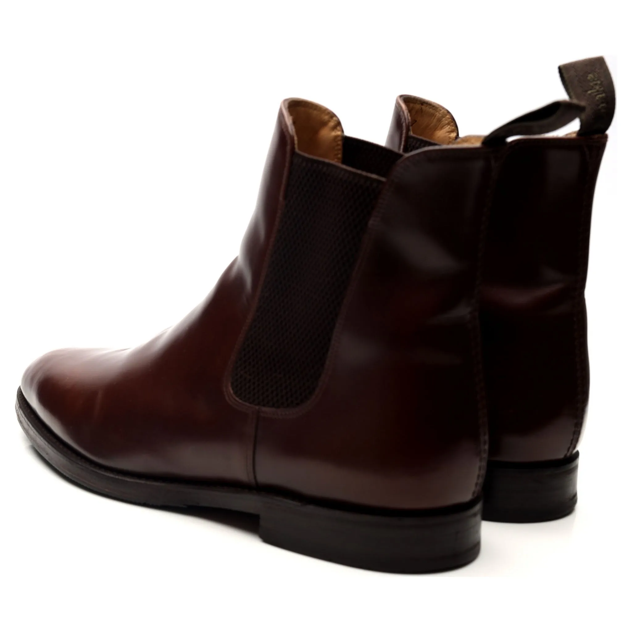 '290' Brown Leather Chelsea Boots UK 10 F