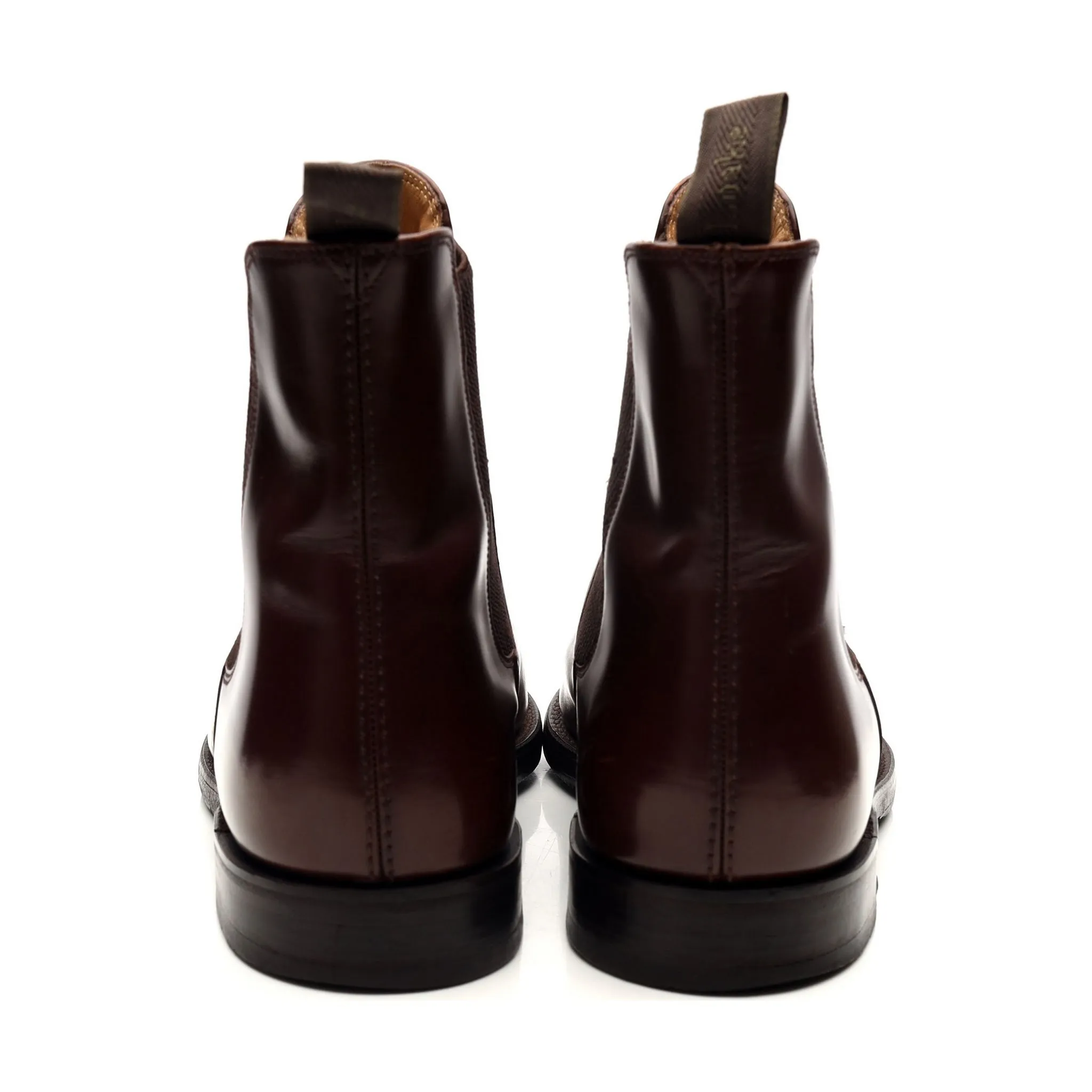 '290' Brown Leather Chelsea Boots UK 10 F