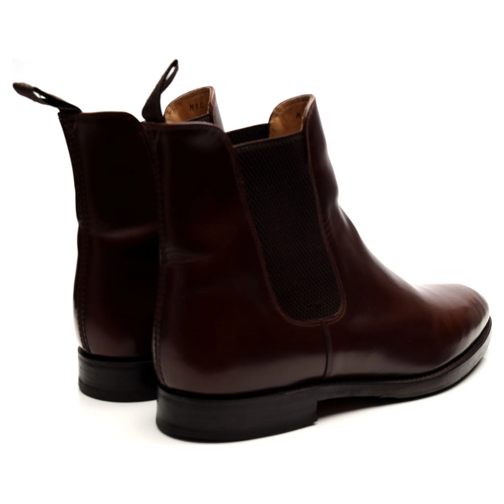 '290' Brown Leather Chelsea Boots UK 10 F