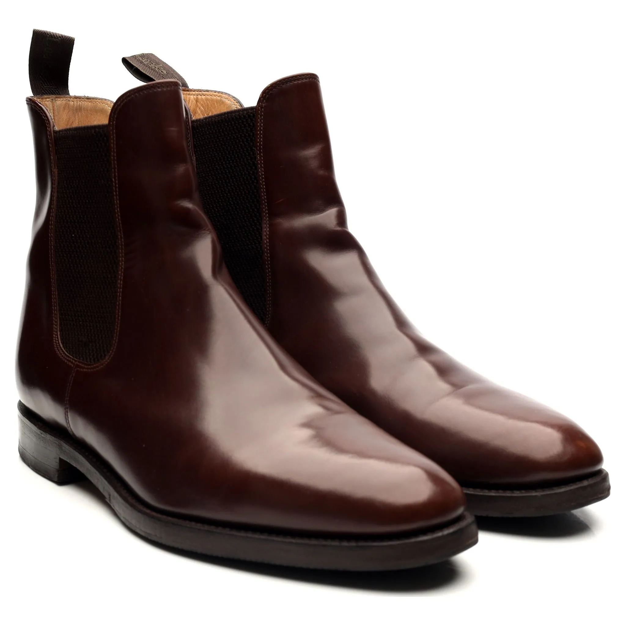 '290' Brown Leather Chelsea Boots UK 10 F