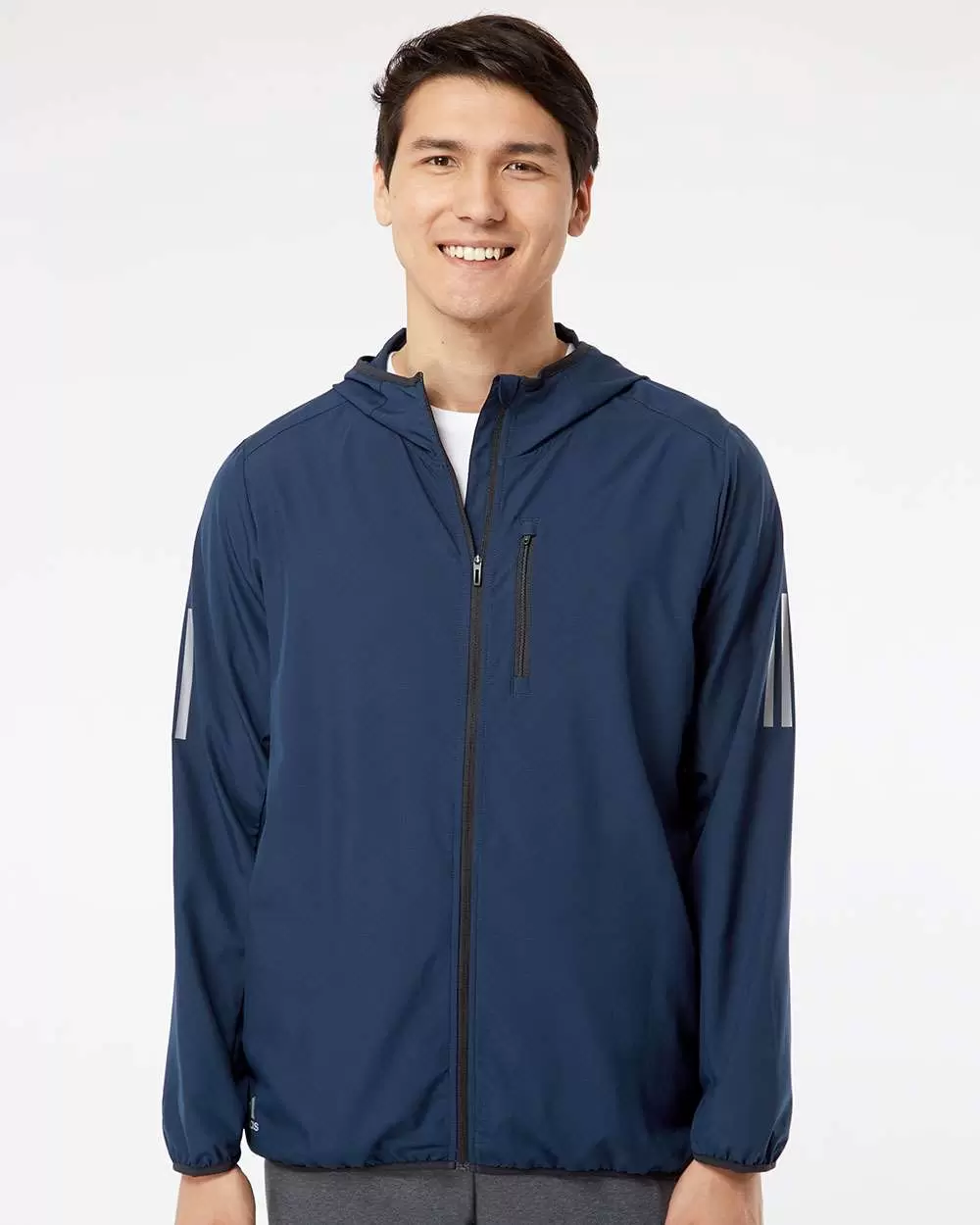 Adidas Golf Clothing A524 Hooded Full-Zip Windbreaker SKU: A524