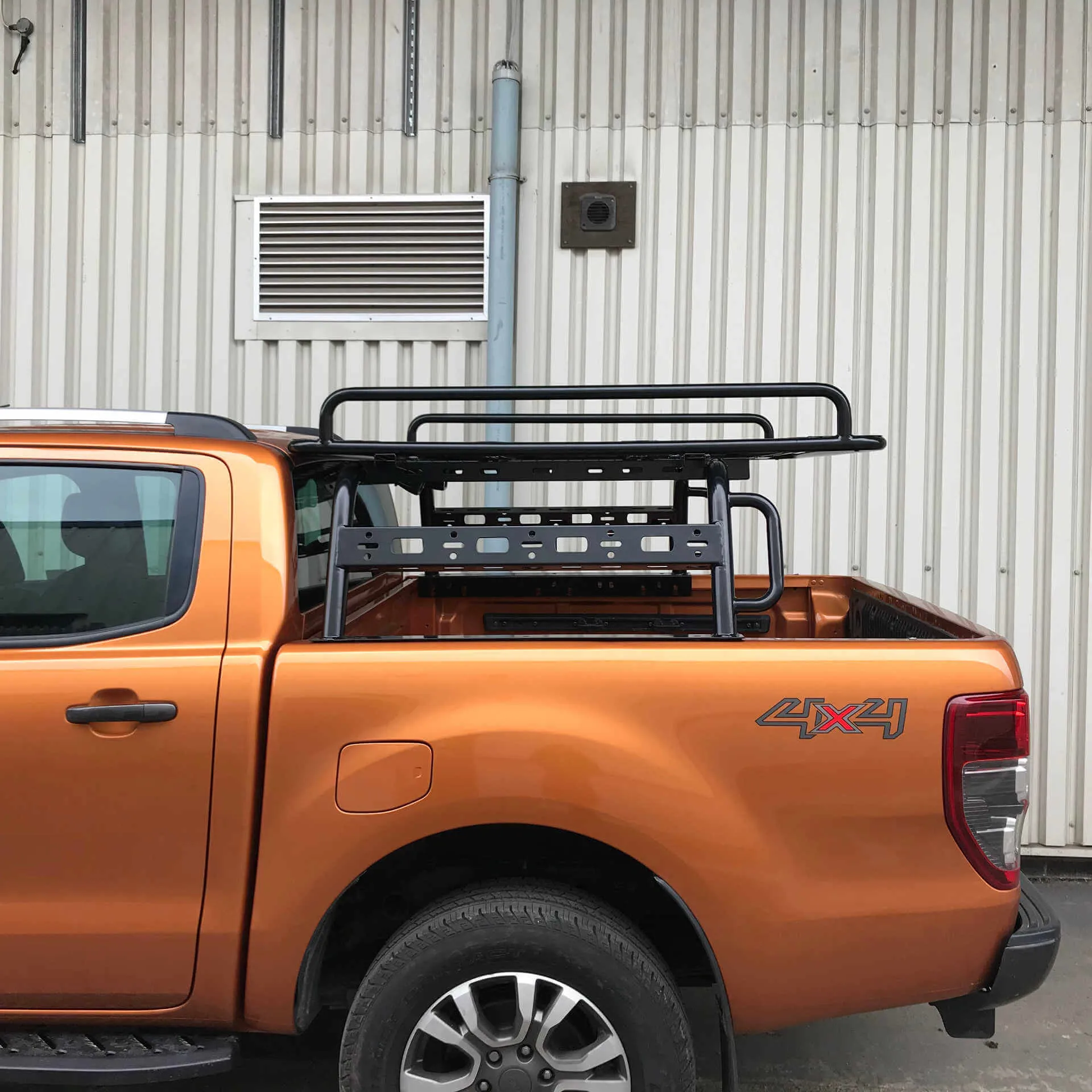 Adjustable Load Bed Cargo Frame with Side Rail Rack for Nissan Navara D40 06-15