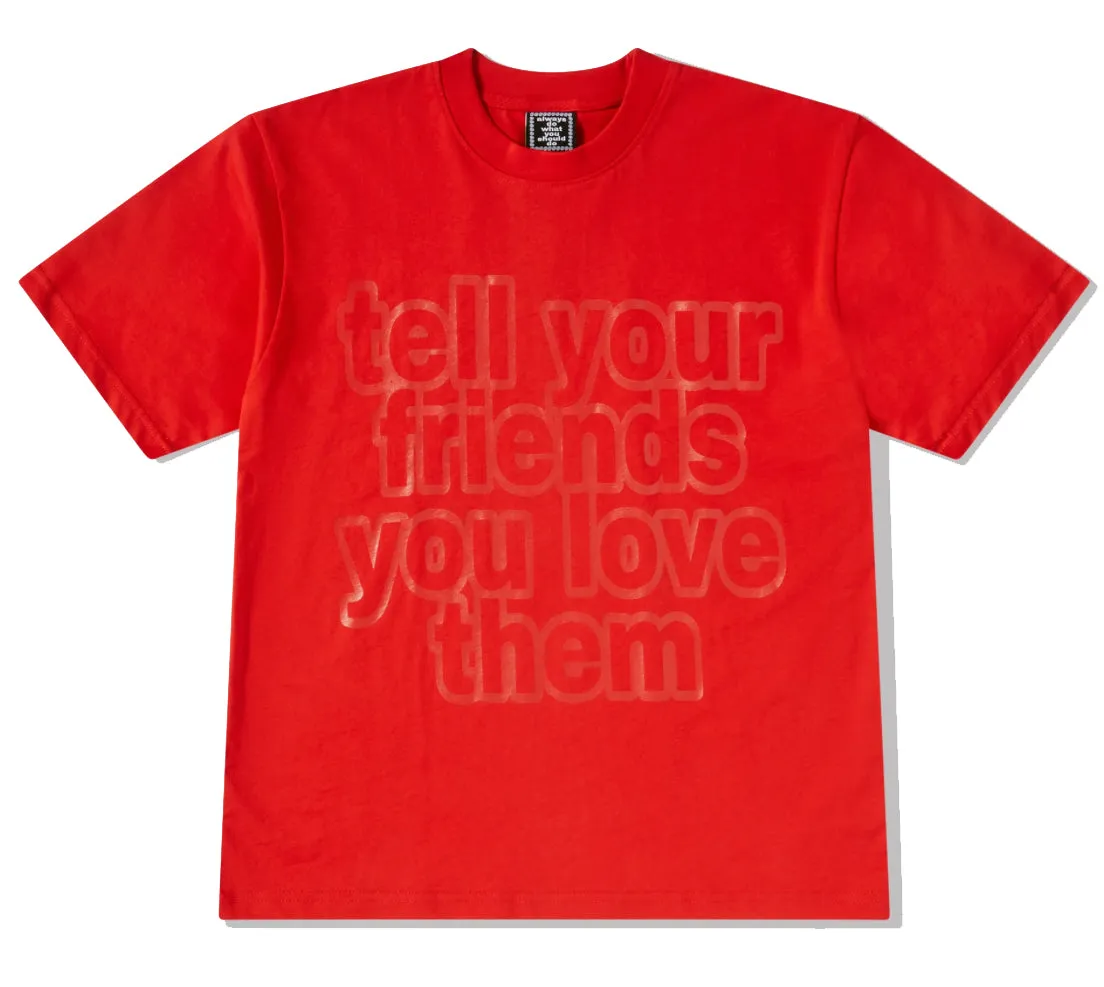 Always Tyfylt Tee / Red