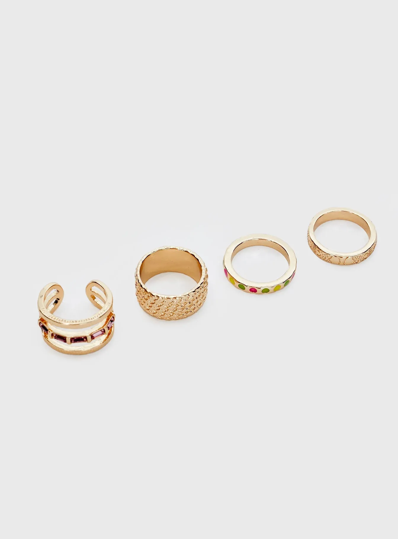 Annecy Ring Pack Gold