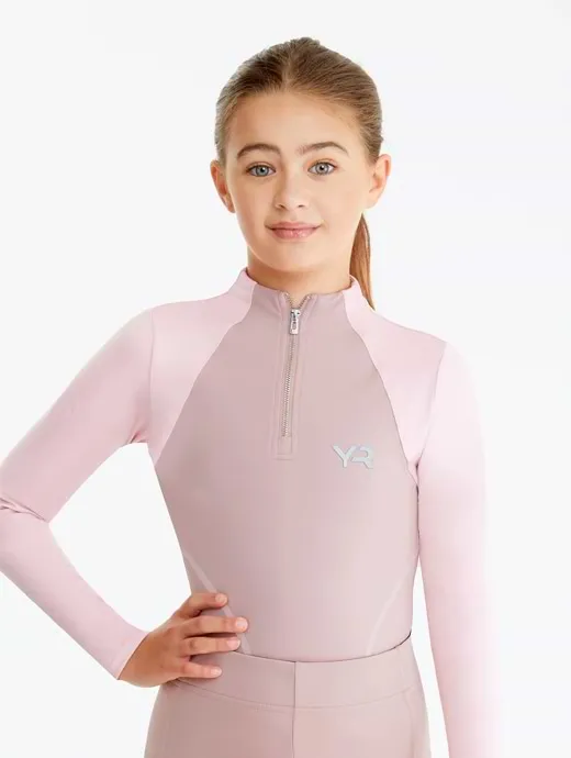 Aztec Diamond Young Rider Base Layer Pink Colour Block