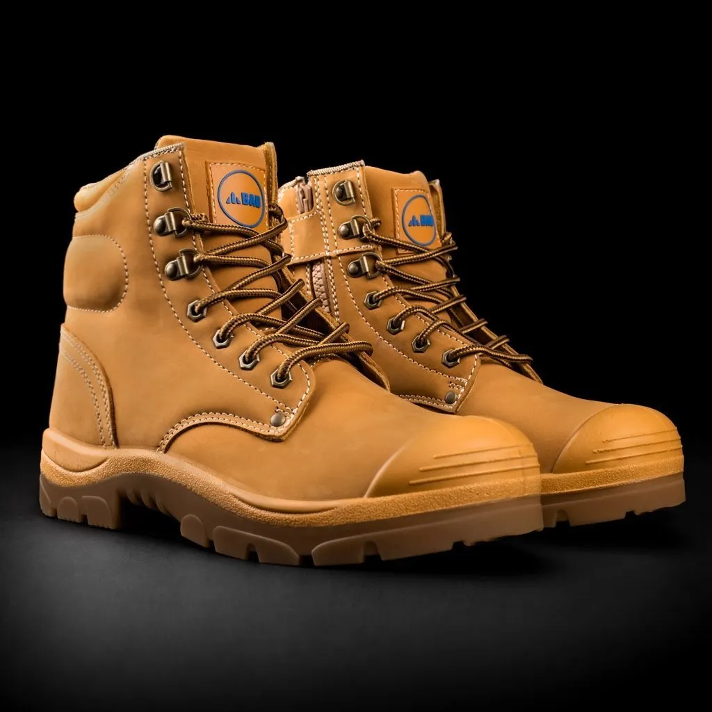 BAD STORM ZIP SIDE SAFETY WORK BOOTS