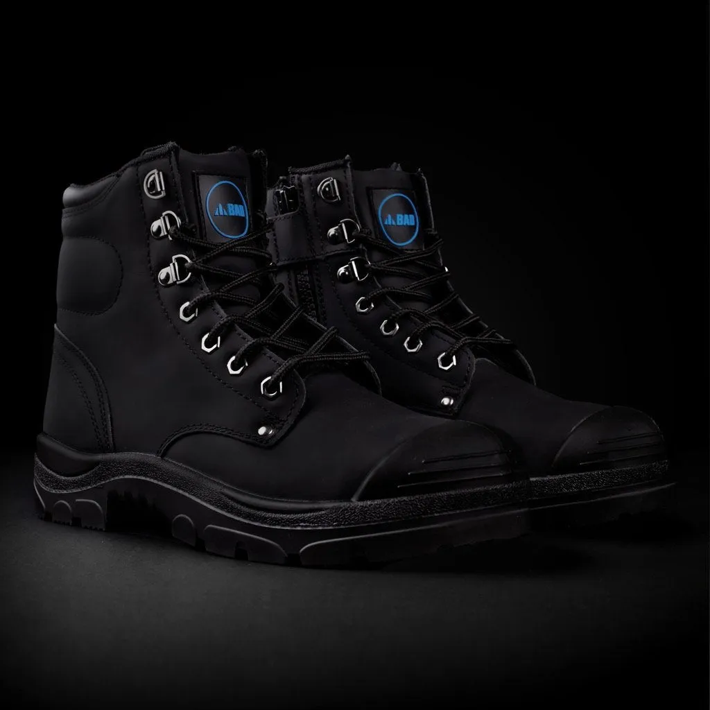 BAD STORM ZIP SIDE SAFETY WORK BOOTS