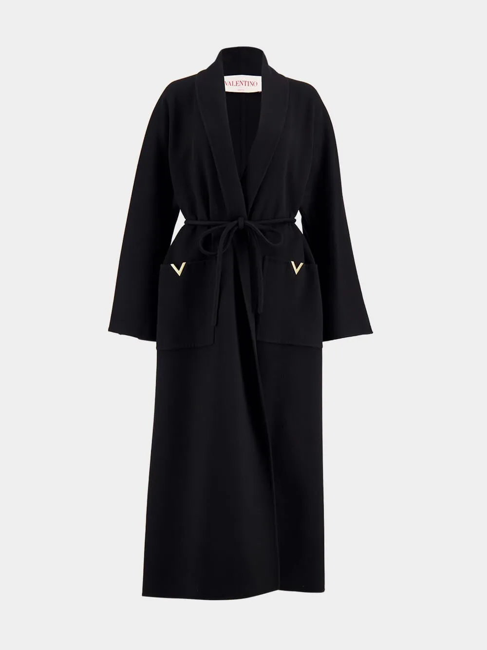 Black Cashmere Maxi Coat