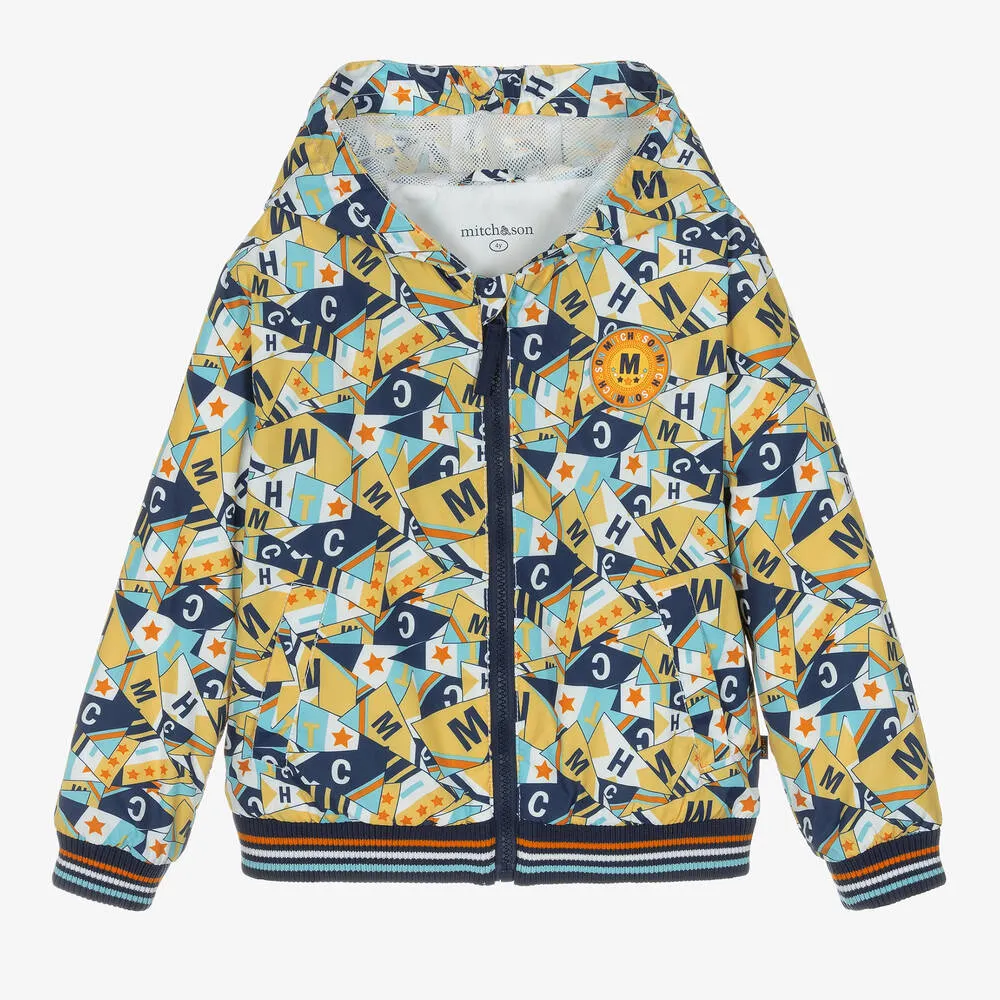 Boys Yellow Windbreaker Jacket