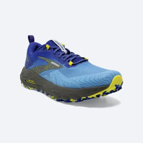 Brooks Cascadia 17 Blue / Surf / Sulphur  Find out why the Cascadia has been loved by trail runners for years. The new men's Cas