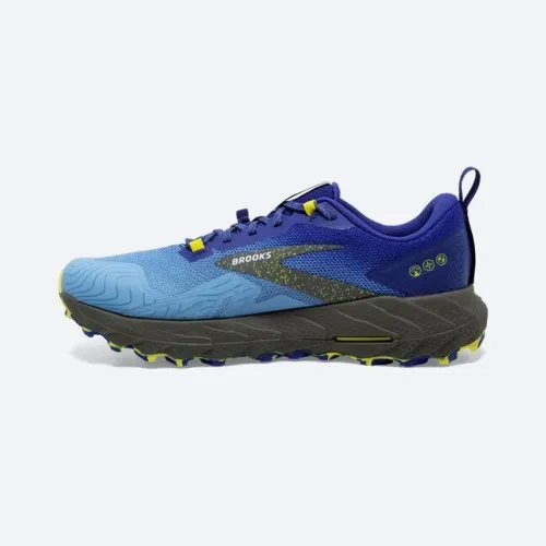 Brooks Cascadia 17 Blue / Surf / Sulphur  Find out why the Cascadia has been loved by trail runners for years. The new men's Cas