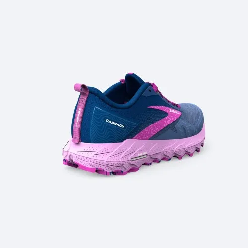 Brooks Cascadia 17 Navy Blue / Purple / Violet  Find out why the Cascadia has been loved by trail runners for years. The new men