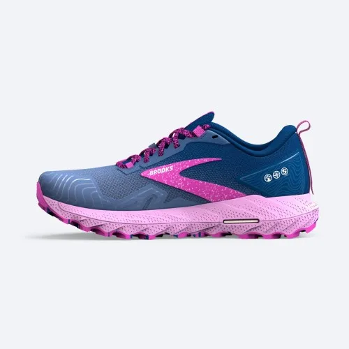 Brooks Cascadia 17 Navy Blue / Purple / Violet  Find out why the Cascadia has been loved by trail runners for years. The new men