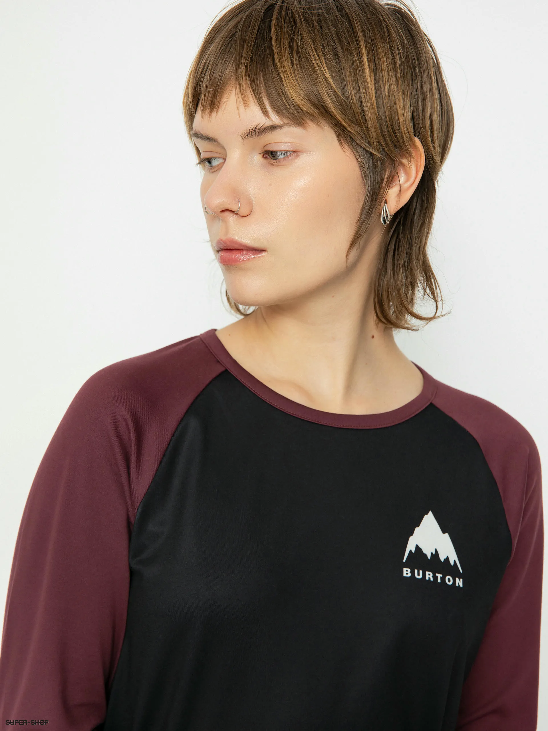 Burton Roadie Base Layer Tech Longsleeve Wmn (true black/almandine)