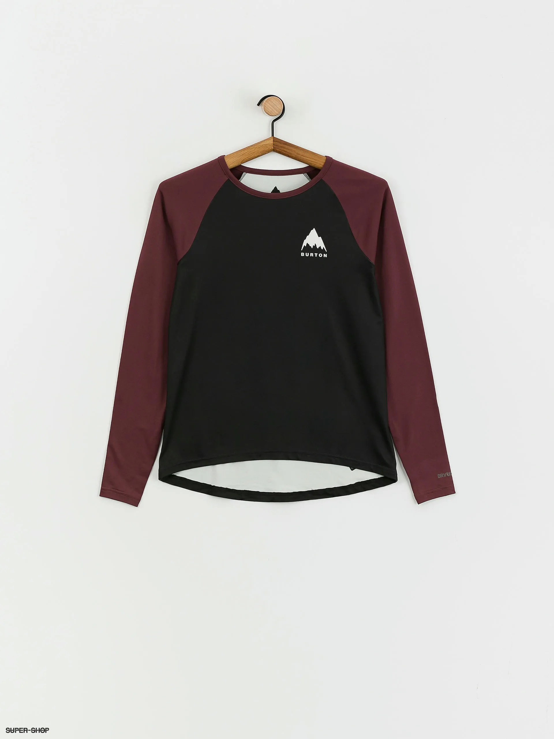 Burton Roadie Base Layer Tech Longsleeve Wmn (true black/almandine)