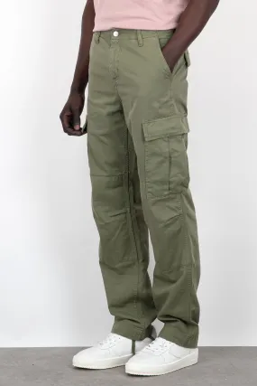 Carhartt WIP Pantalone Regular Cargo Cotone Verde