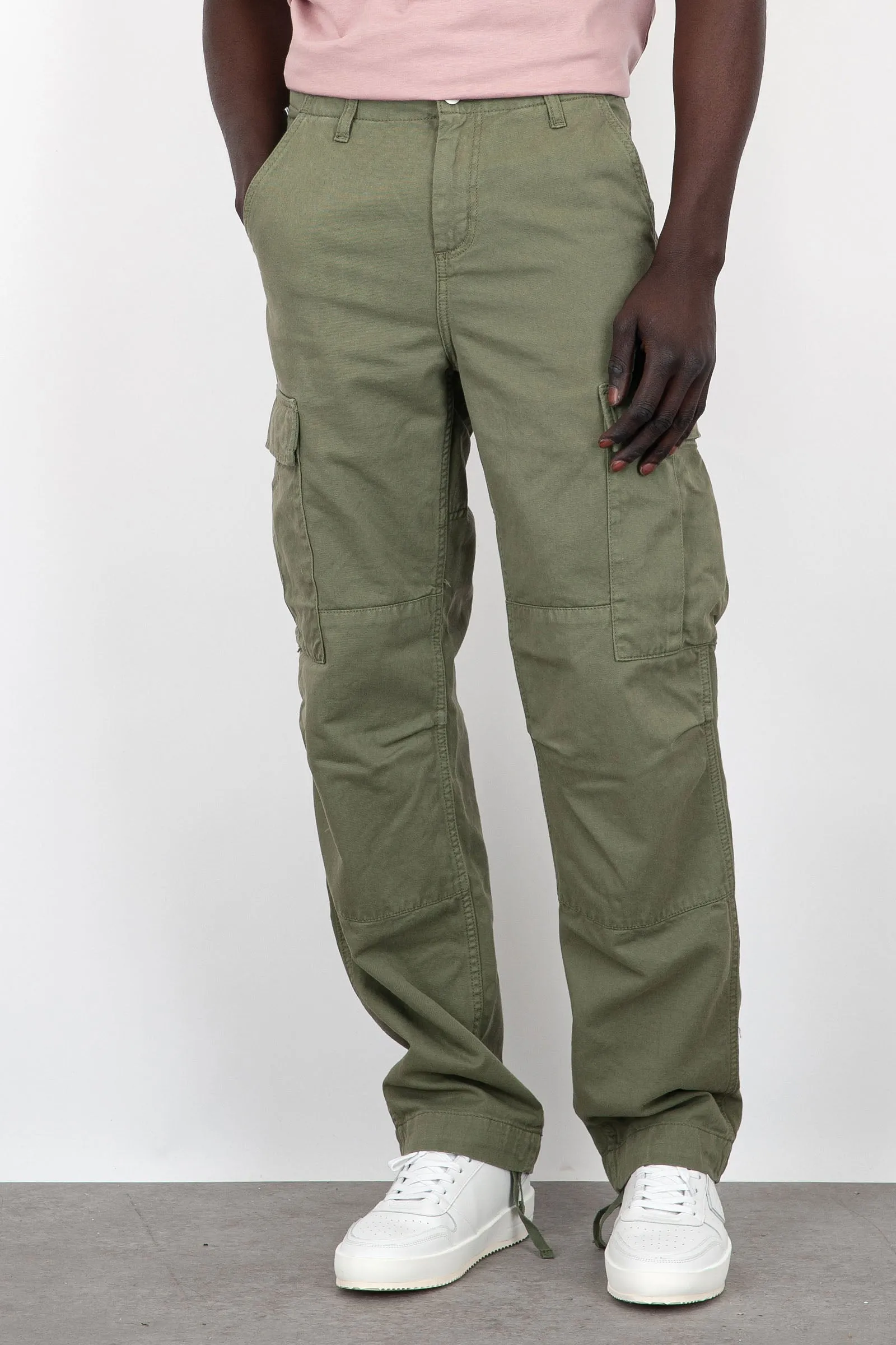 Carhartt WIP Pantalone Regular Cargo Cotone Verde