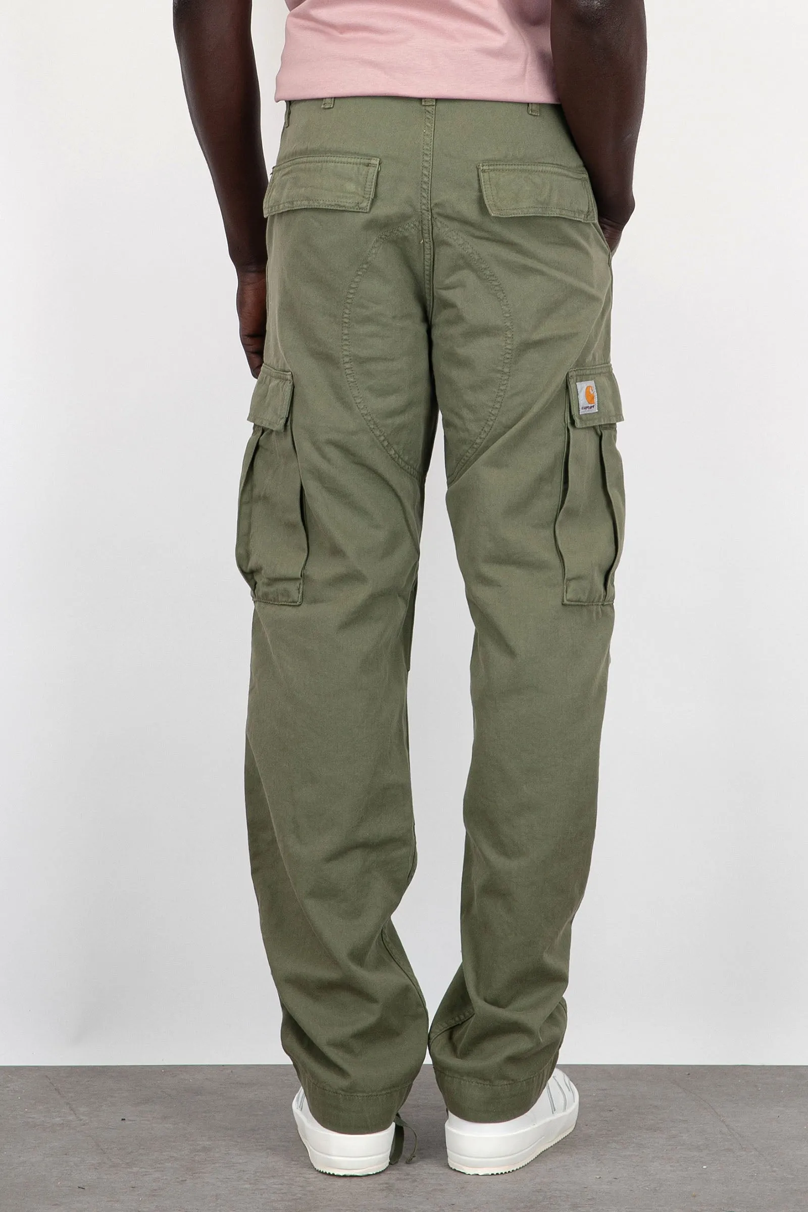 Carhartt WIP Pantalone Regular Cargo Cotone Verde