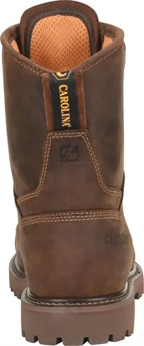 Carolina Mens CA8028 8”inch Soft Toe Waterproof Boot- Kharthoum Cigar Leather Upper