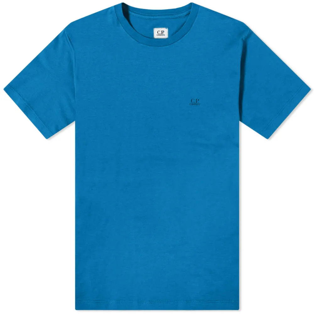 C.P. Company Chest Logo T-ShirtLyons Blu