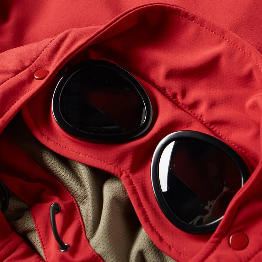 C.P. Company Softshell Goggle JacketRed