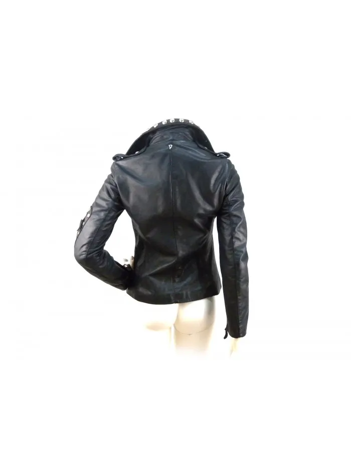 Dondup Women's jacket in lined leather