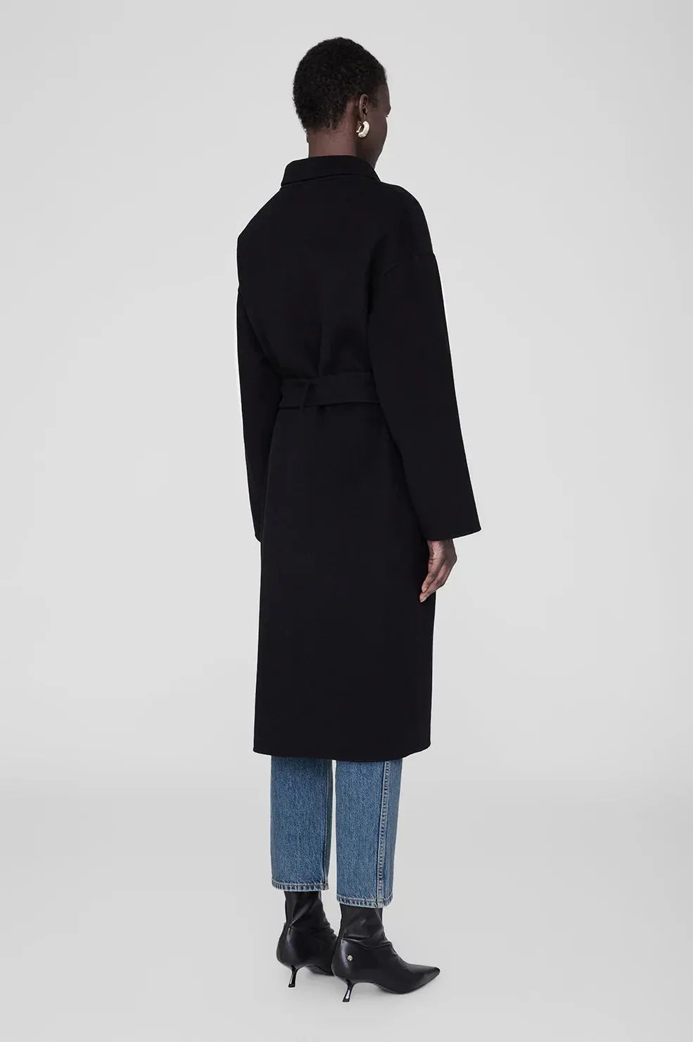 DYLAN COAT BLACK - ANINE BING