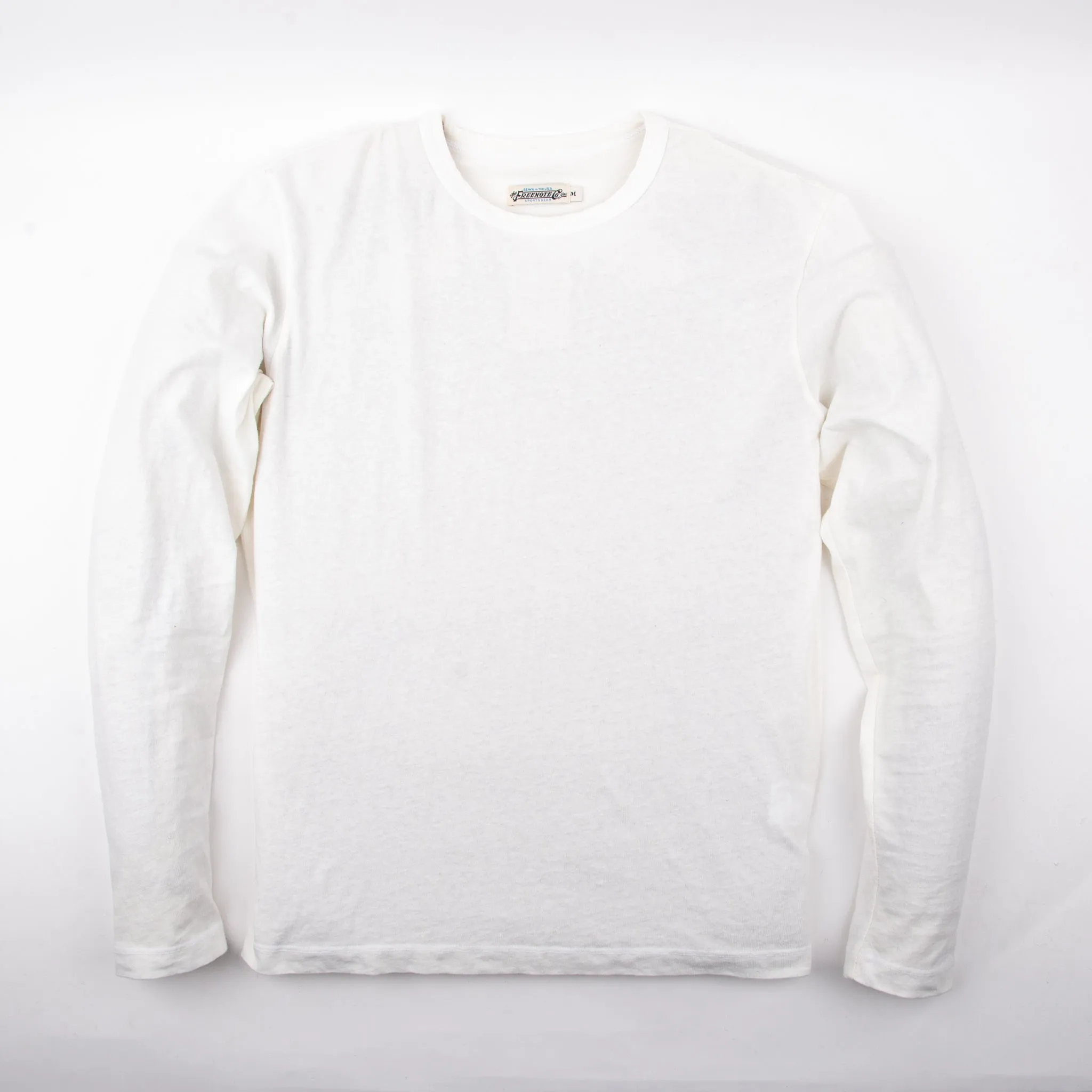 Freenote - Tee 9 oz Long Sleeve White