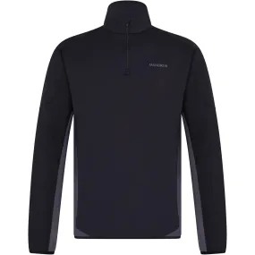 Frontier Quarter Zip Nylon Mid Layer Black - SS24