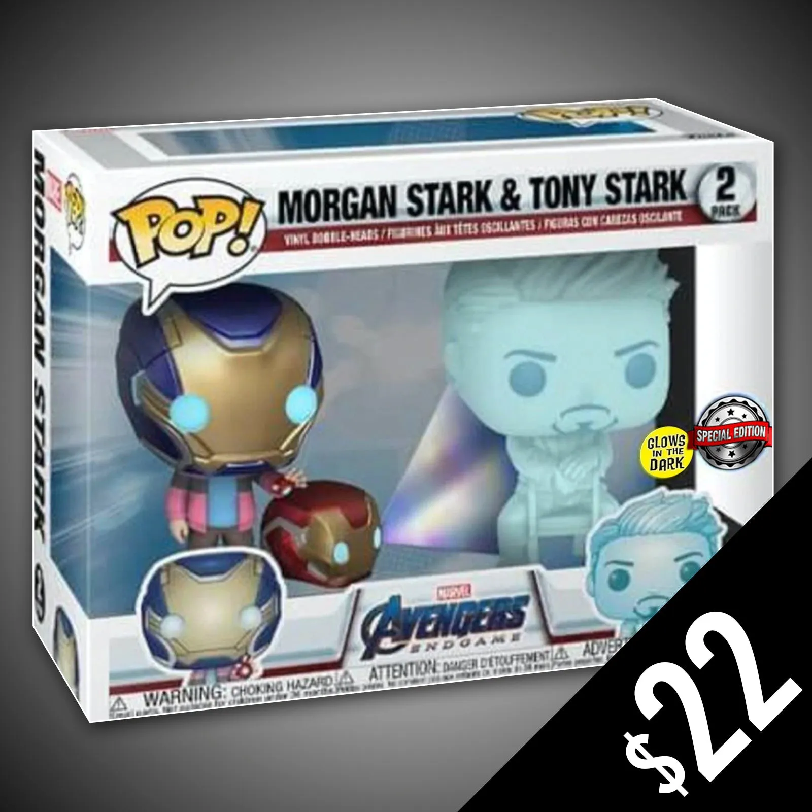 Funko Pop! Avengers Endgame: Morgan and Tony Stark (2-pack)