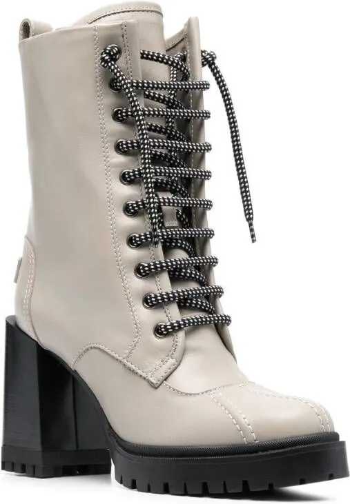 Furla Climb 95mm hiking boots Grey