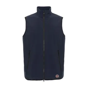 GILET LISCIO IN SOFTSHELL Uomo Navy