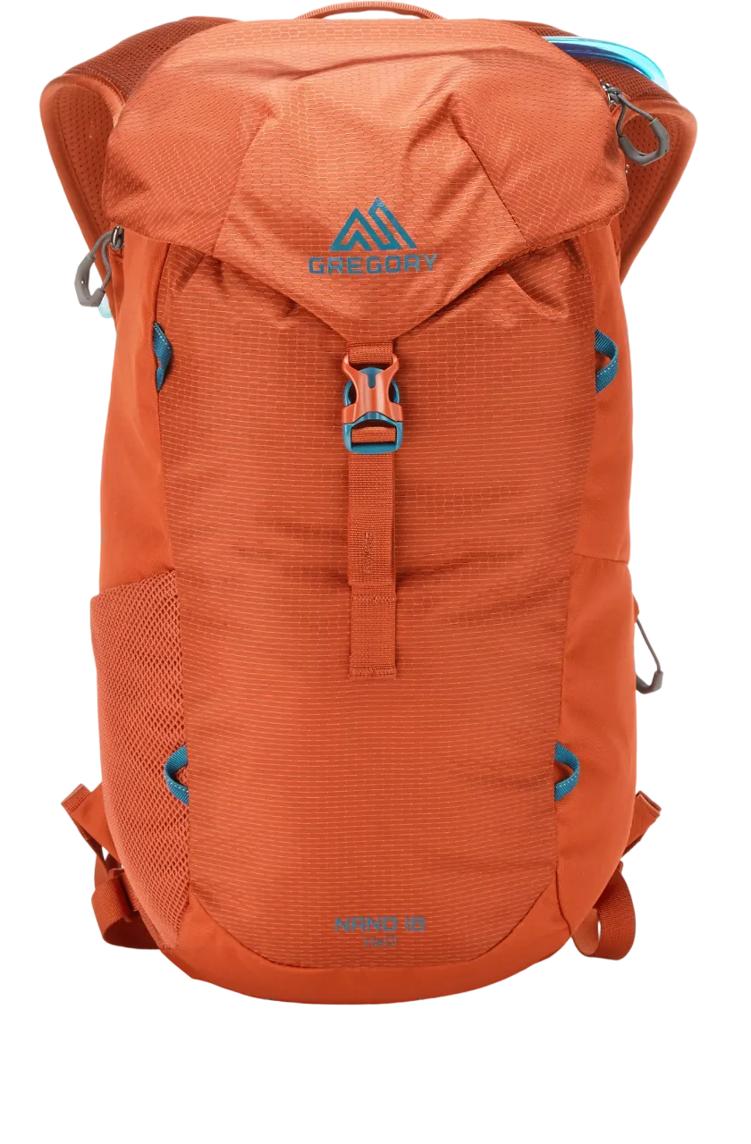 Gregory Nano 18 H2O Hydration Pack – Compact and Lightweight Redrock Backpack for Outdoor Adventures