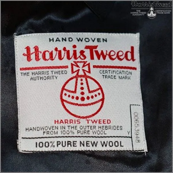 Harris Tweed Beige/Olive Herrinbone Jacket*