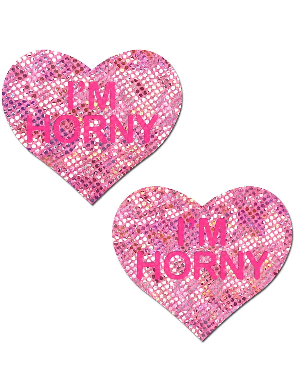 HEART NIPPLE PASTIES - IM HORNY