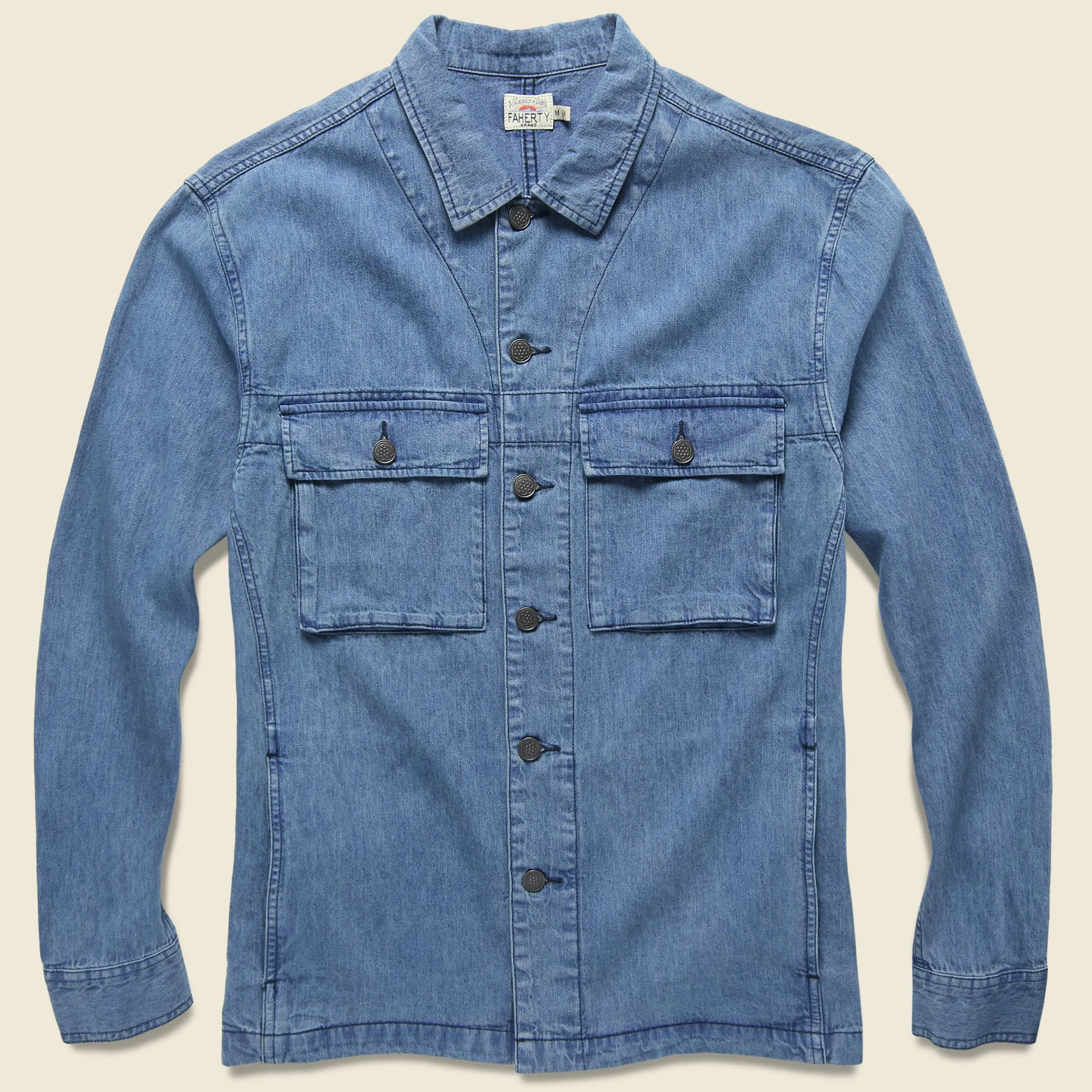 Hemp Corporal Jacket - Indigo