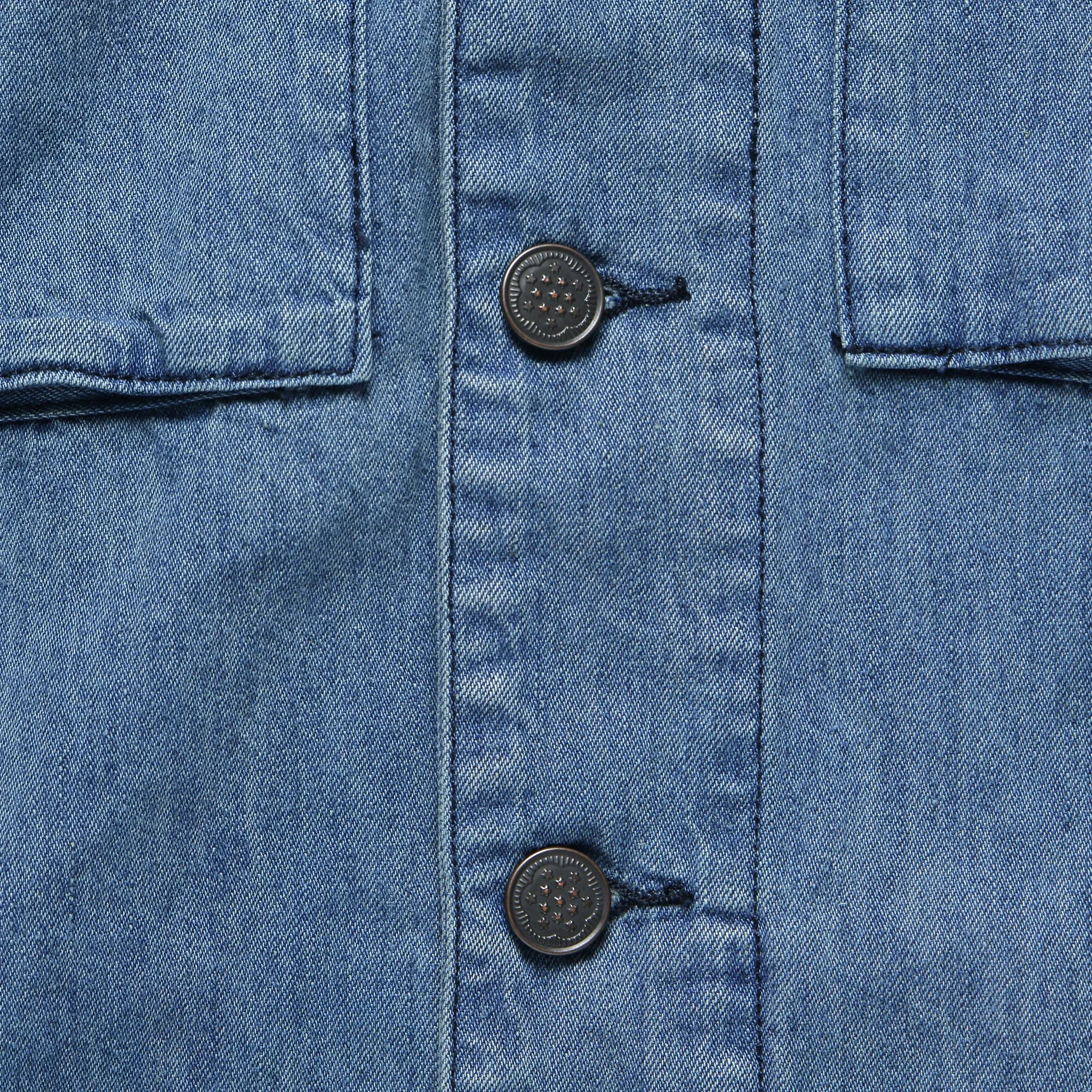 Hemp Corporal Jacket - Indigo