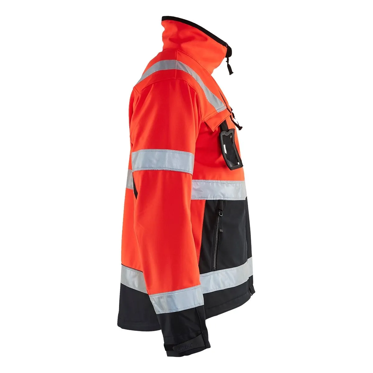 High Vis Softshell Jacket 4900 High Vis Oranje/Marine - Blåkläder