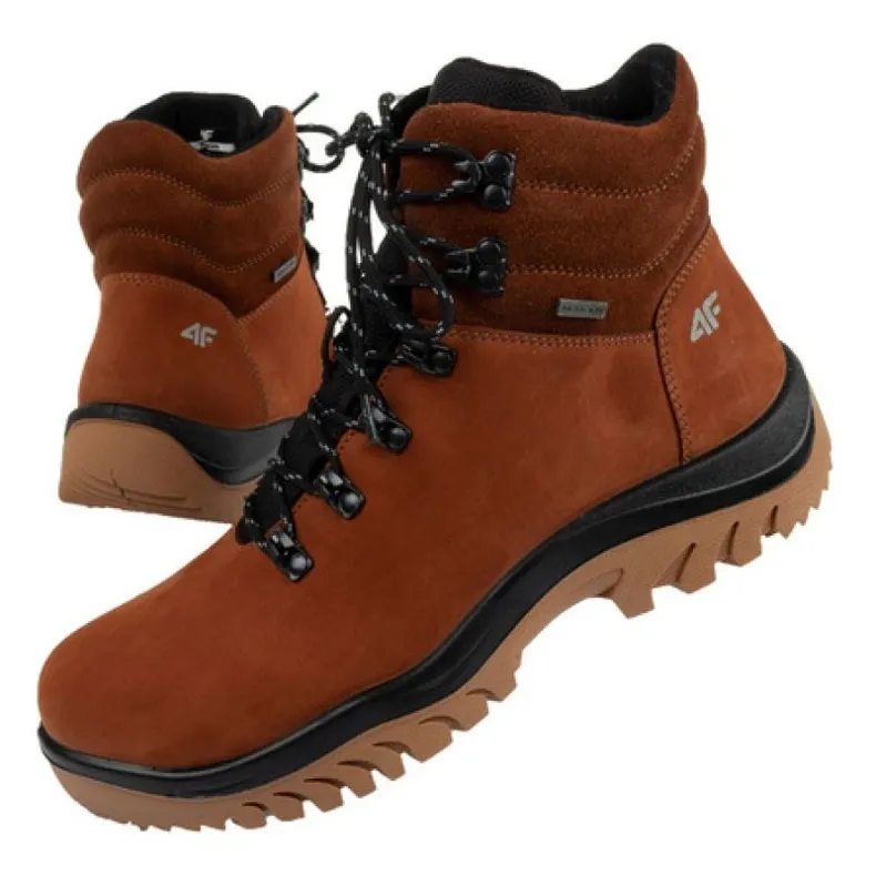 Hiking boots 4F OBMH255 81S brown