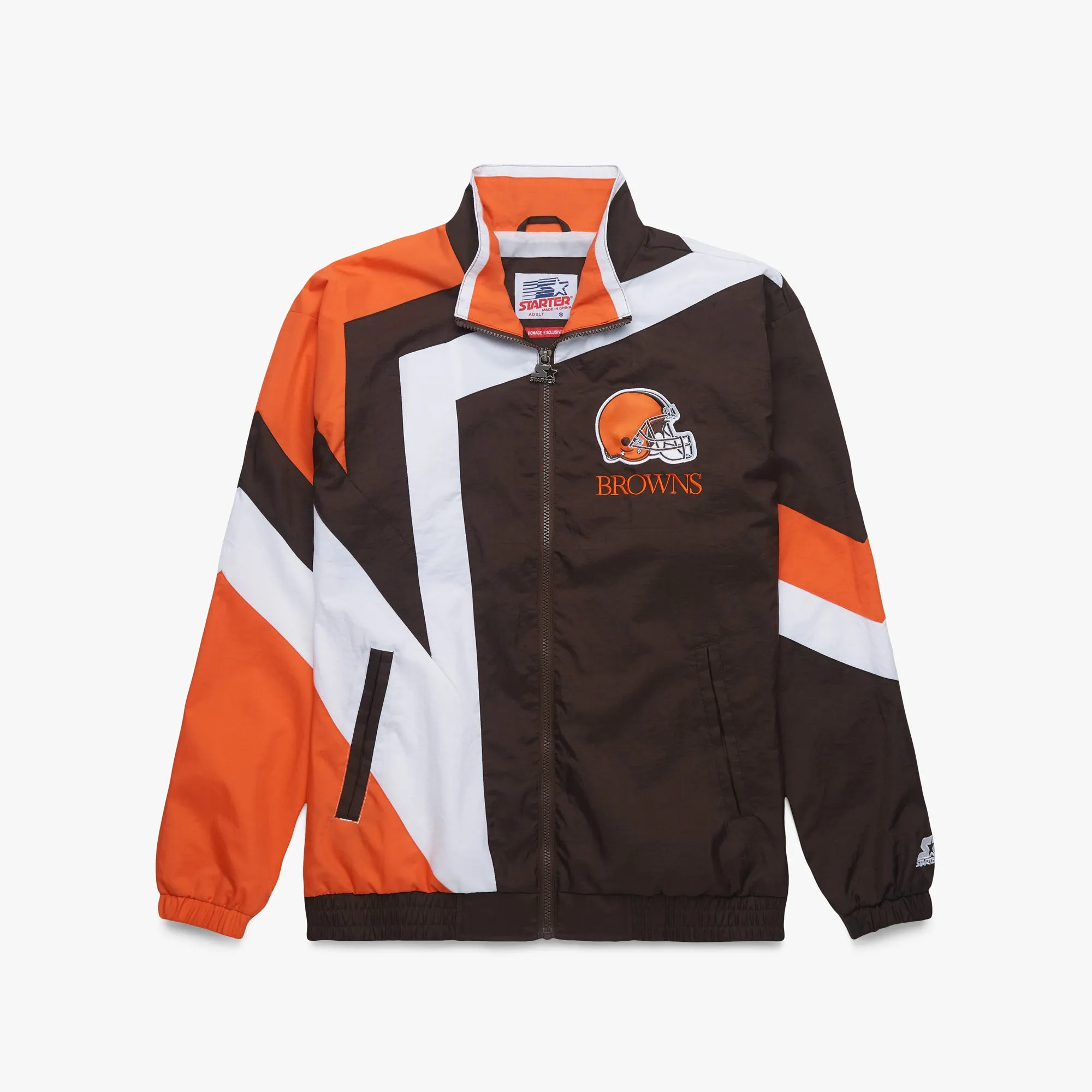 HOMAGE x Starter Browns Windbreaker