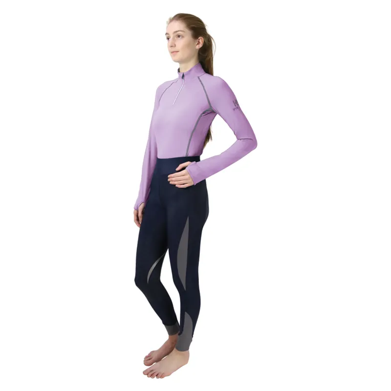 Hy Equestrian Sport Active Base Layer in Blooming Lilac - WEB EXCLUSIVE