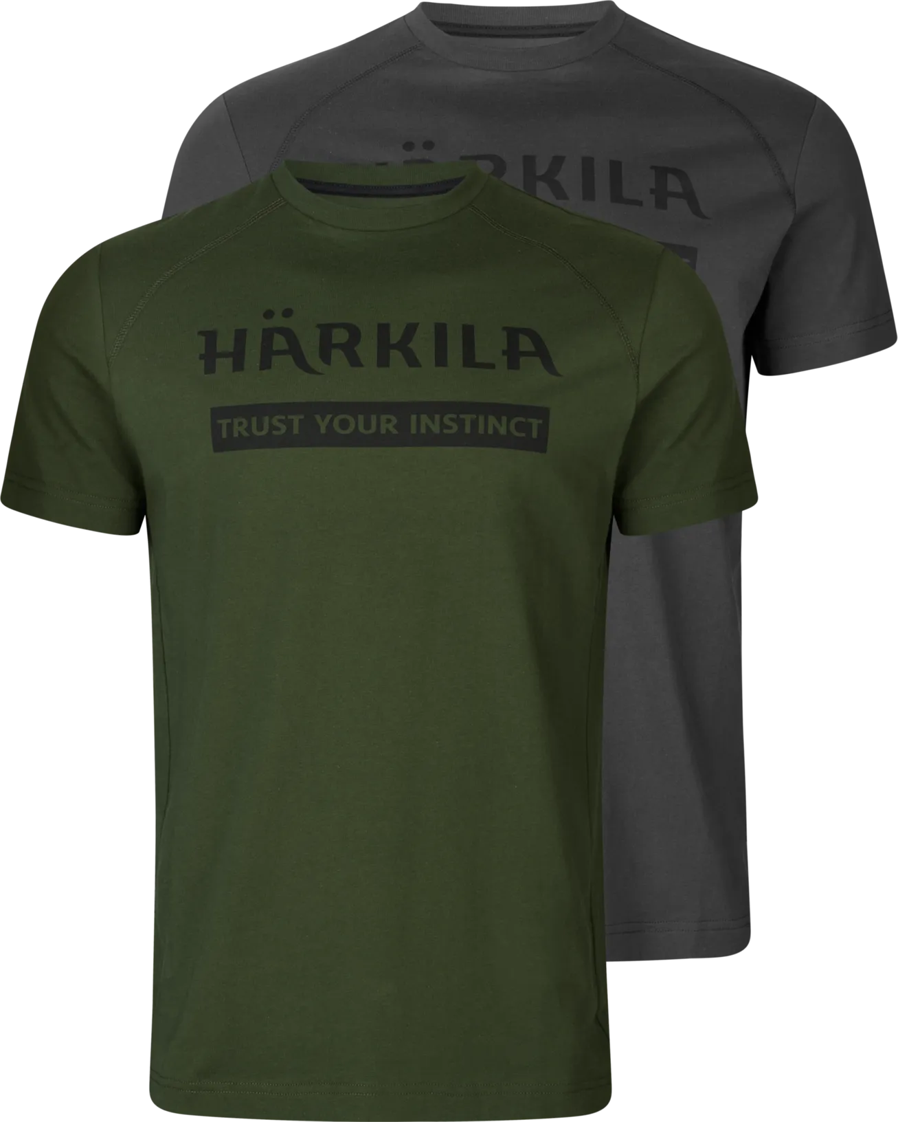 Härkila Men's Härkila Logo T-Shirt 2-Pack Duffel Green/Phantom | Buy Härkila Men's Härkila Logo T-Shirt 2-Pack Duffel 