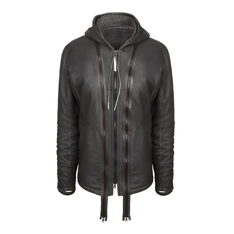 Isaac Sellam Experience Shearling Lined Leather Jacket