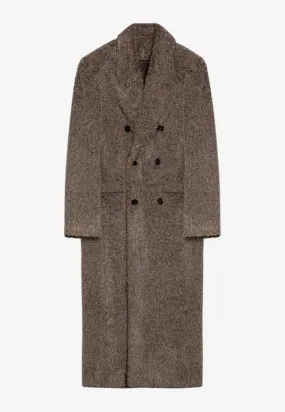 Larry Double-Breasted Long Coat