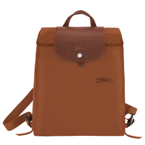 Le Pliage Green M Backpack Cognac - Recycled canvas