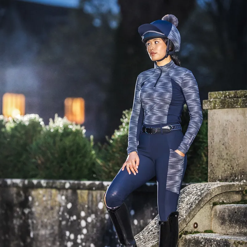 LeMieux Eleanor Reflective Ladies Base Layer - Navy