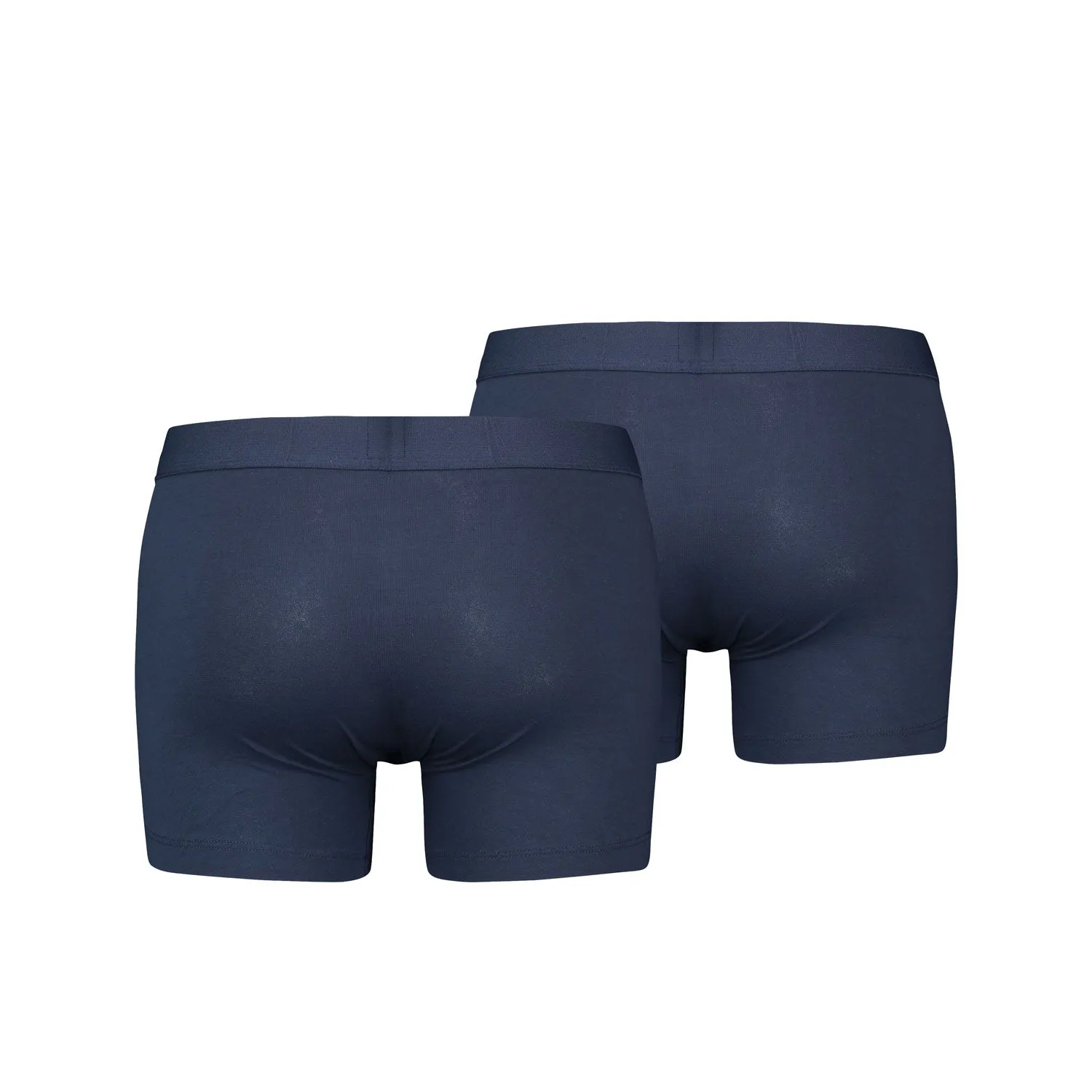 Levis Men Solid Basic Boxer 2 Pack - Navy