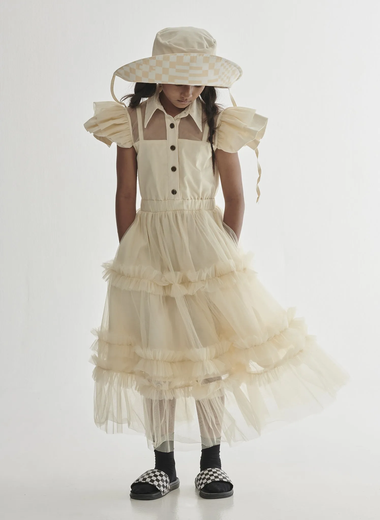 Little Creative Factory Wednesday Tulle Long Dress